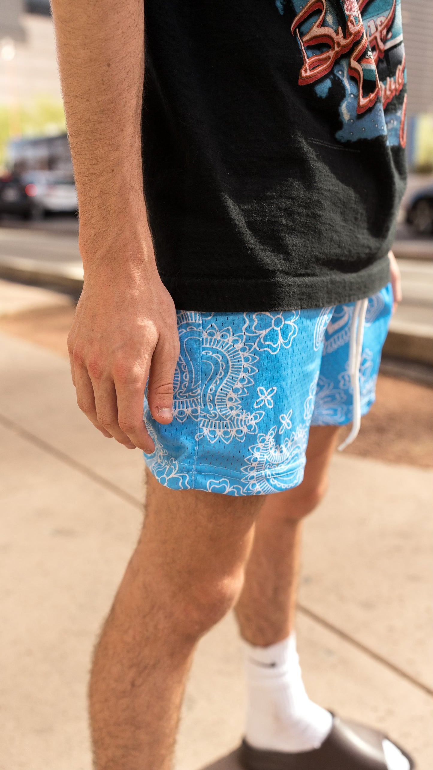 UNC Blue Paisley